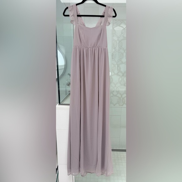 Show Me Your MuMu June Maxi Dress Dove Gray Light - Picture 4 of 11